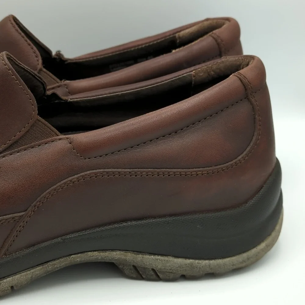 Dansko Men's Wayne Leather Slip Resistant Loafer Brown Size EU 46 US 12.5/13